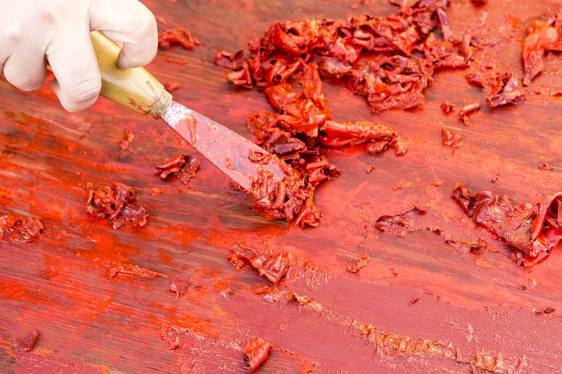 Metal Surface Before Stripping